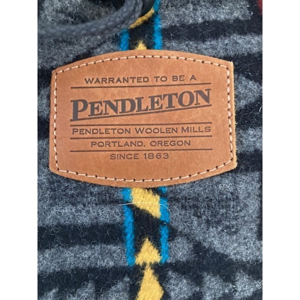 Pendelton Large Sling Hobo Bag Suede and Wool Aztec NWT Rare